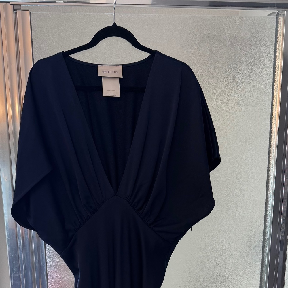 Elegant BHLDN by Anthropologie Navy Gown – Size 16
